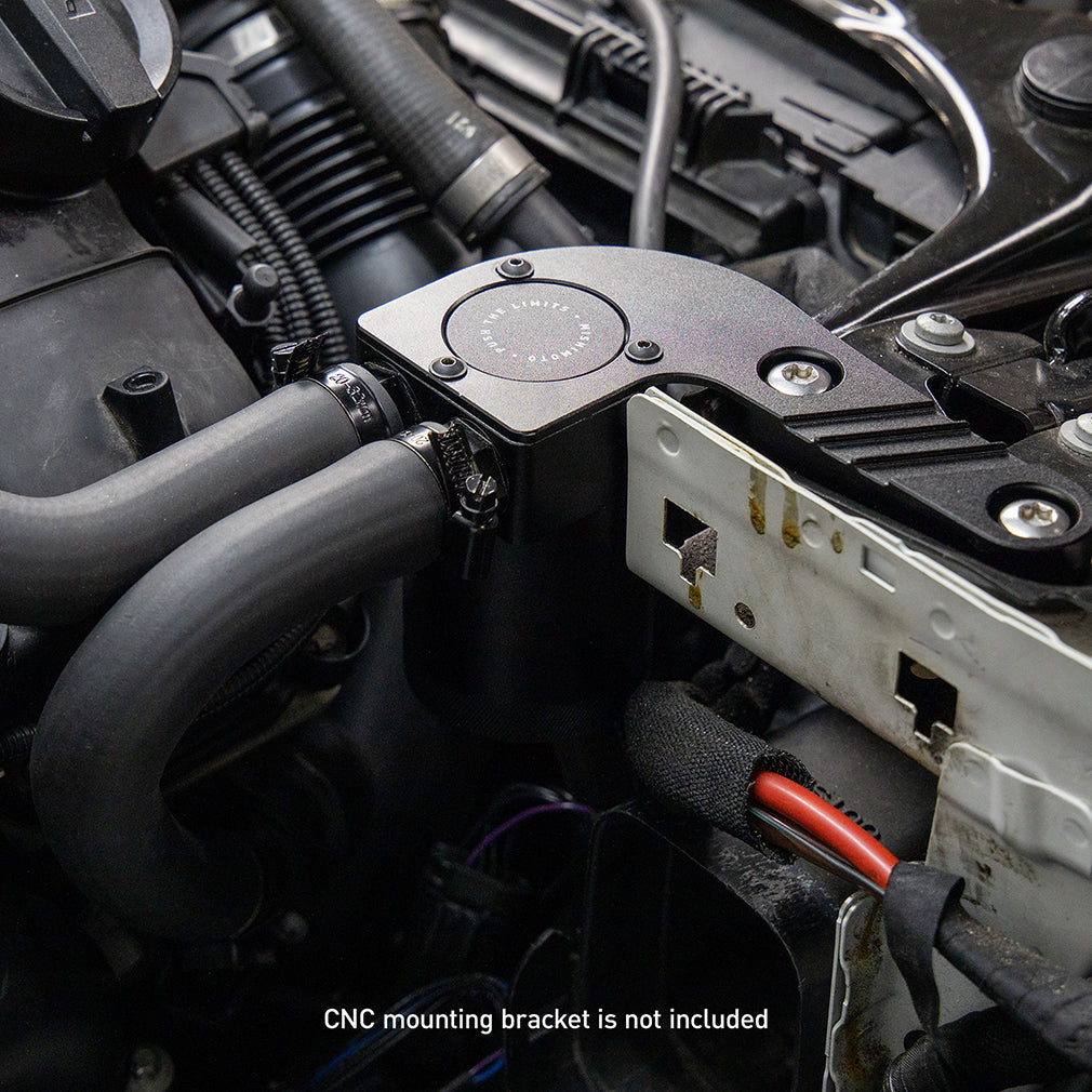 Mishimoto Parallel Port Universal Baffled Oil Catch Can - MMBCC-PPTWO by Mishimoto - alternate view