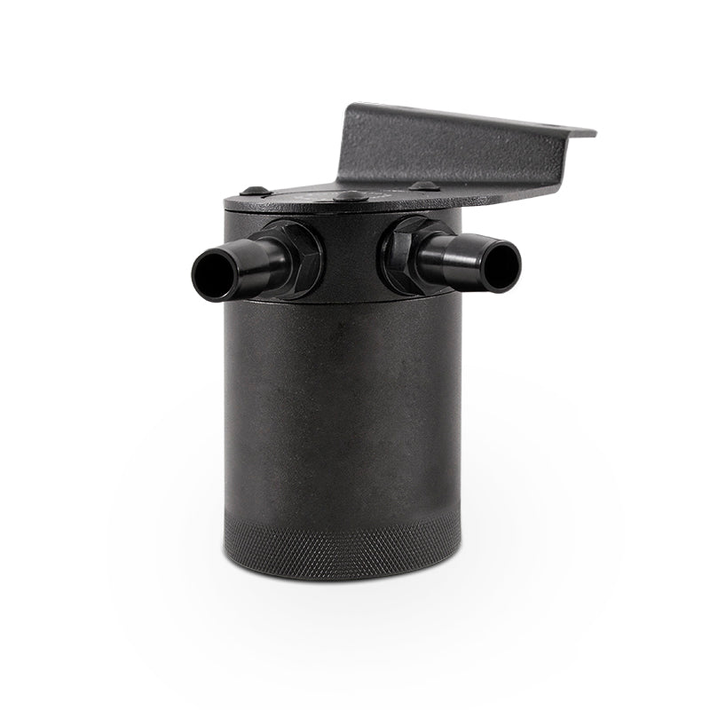Mishimoto 19+ Ford Ranger Baffled Oil Catch Can Kit - Black - MMBCC-RGR-19PBE for 2019-2023 Ford Ranger - detail view