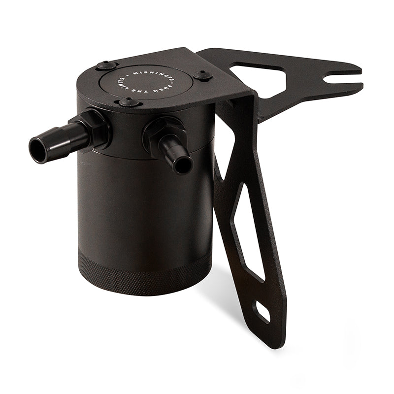 Mishimoto 2018+ Kia Stinger GT Baffled Oil Catch Can - PCV Side - MMBCC-STNGR-18PBE for 2018-2023 Kia Stinger - close-up