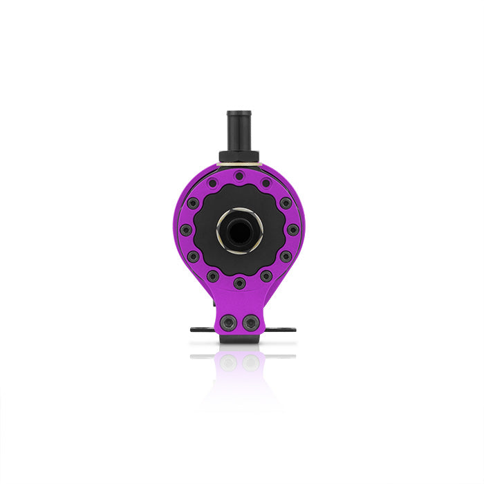 Mishimoto Universal Baffled Oil Catch Can - Purple - MMBCC-UNI-PR by Mishimoto - installed view