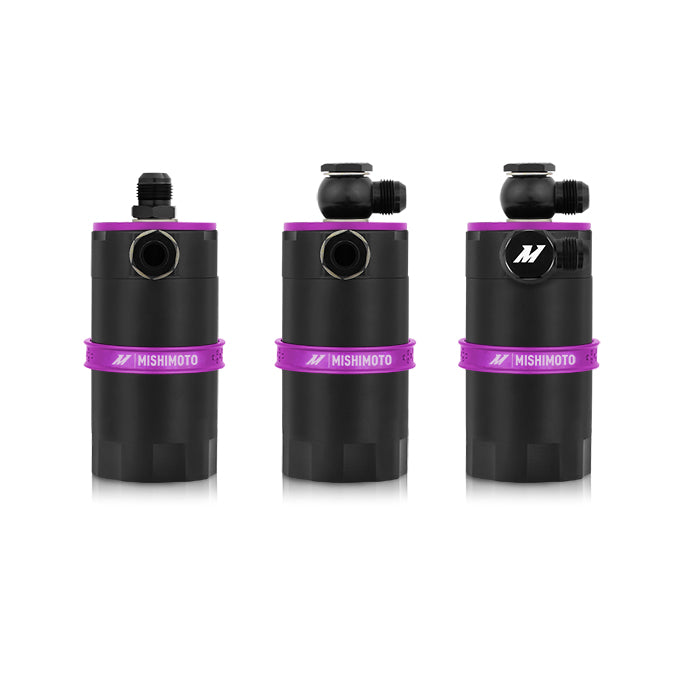 Mishimoto Universal Baffled Oil Catch Can - Purple - MMBCC-UNI-PR by Mishimoto - alternate view
