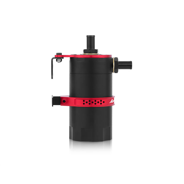 Mishimoto Universal Baffled Oil Catch Can - Red - MMBCC-UNI-RD by Mishimoto - detail view