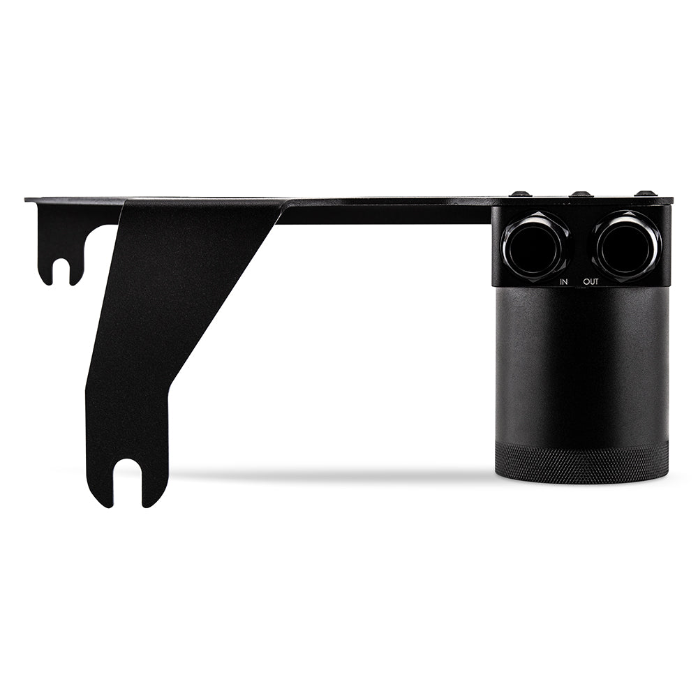 Mishimoto 07-11 Jeep Wrangler JK Baffled Oil Catch Can - Black - MMBCC-WR6-07PBE2 for 2007-2018 Jeep Wrangler - installed vie