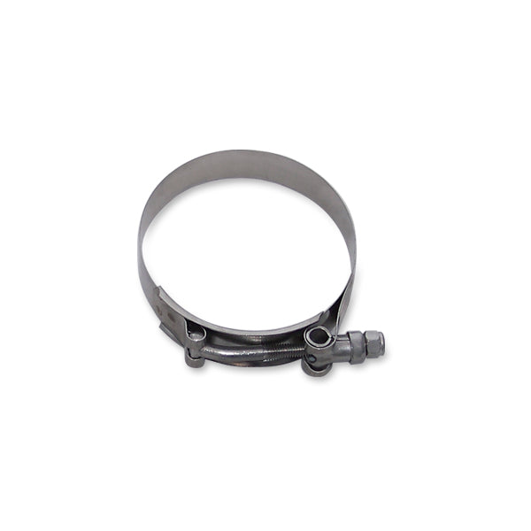 Mishimoto 2 Inch Stainless Steel T-Bolt Clamps - MMCLAMP-2 by Mishimoto - angle view