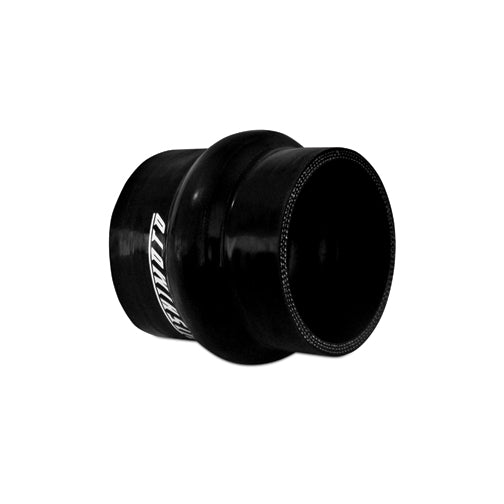Mishimoto 2.5in Black Hump Hose Coupler - MMCP-2.5HPBK by Mishimoto - angle view