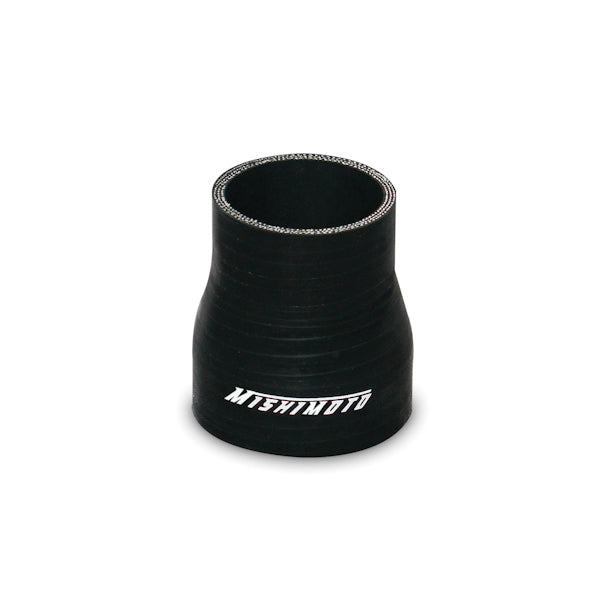 Mishimoto 2.0 to 2.5 Inch Black Transition Coupler - MMCP-2025BK by Mishimoto - angle view