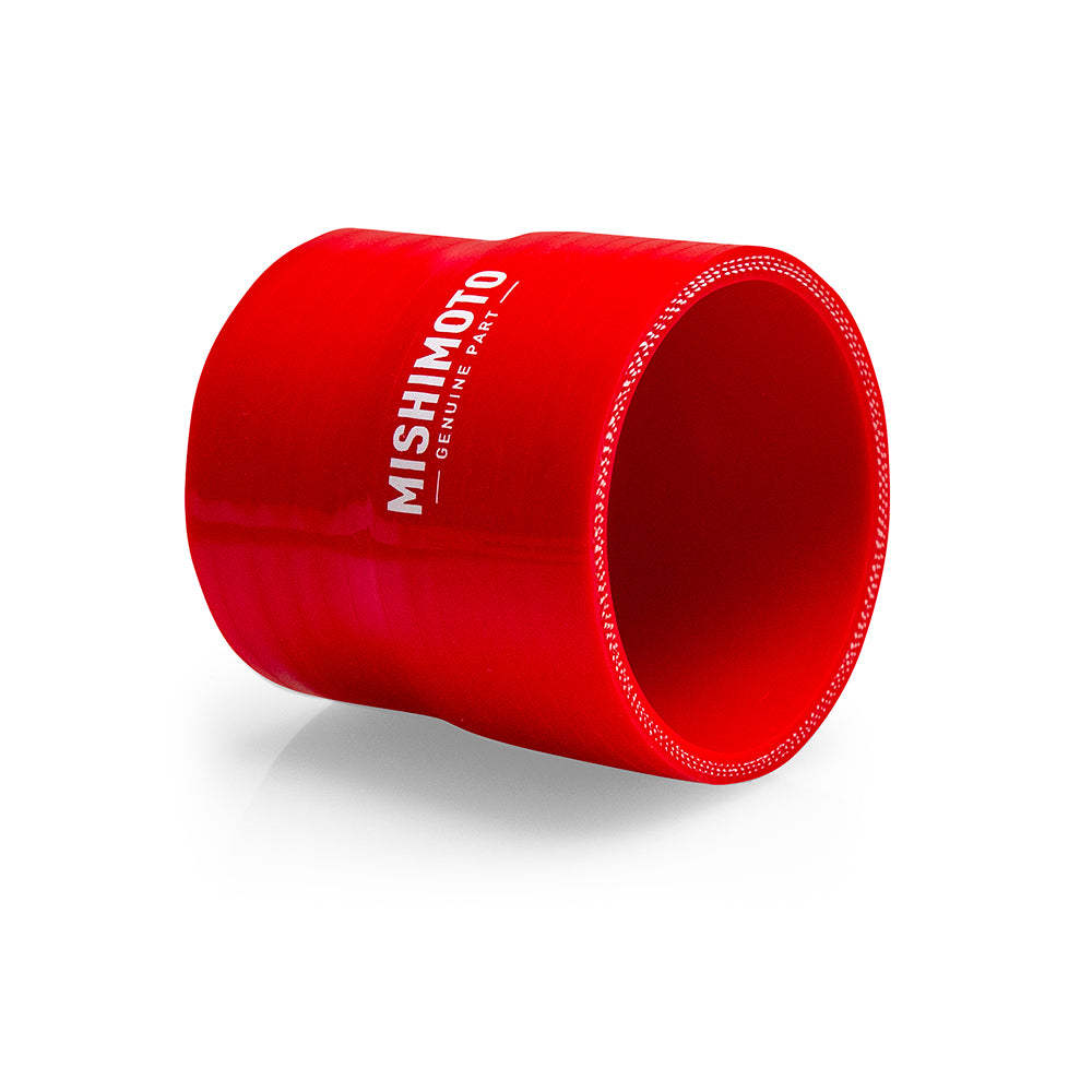 Mishimoto 2.75in. to 3in. Silicone Transition Coupler - Red - MMCP-27530RD by Mishimoto - angle view