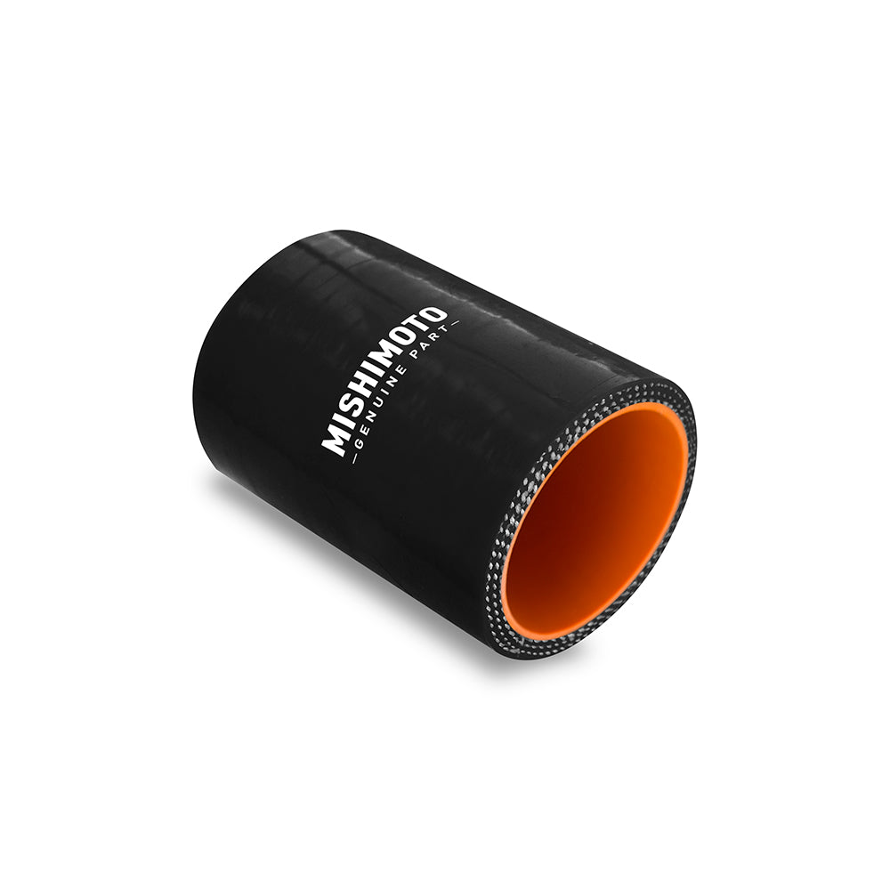 Mishimoto 2.75in Black Straight Coupler - MMCP-275SBK by Mishimoto - angle view