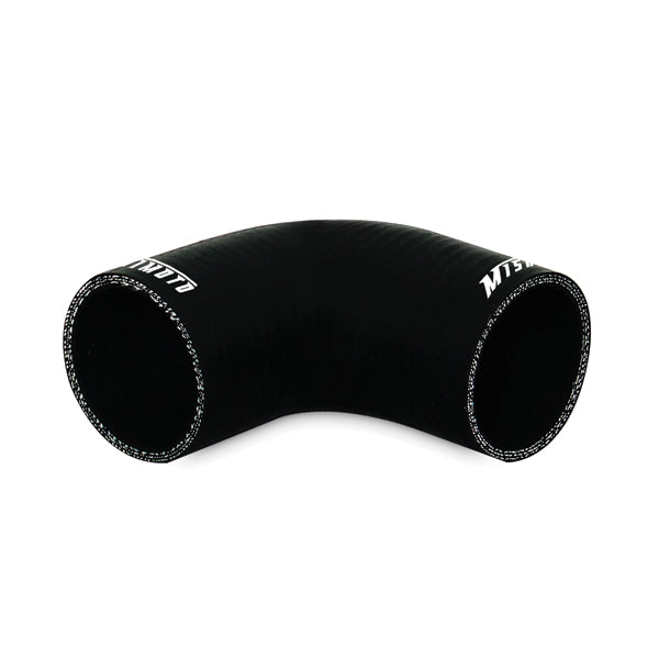 Mishimoto 3in Black 90 Degree Coupler - MMCP-3090BK by Mishimoto - angle view