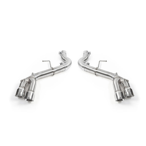 Mishimoto 2016+ Chevrolet Camaro 2.0T Quad-Tip Race Axle-Back Exhaust w/ Polished Tips - MMEXH-CAM4-16AQTRP for 2016-2024 Che