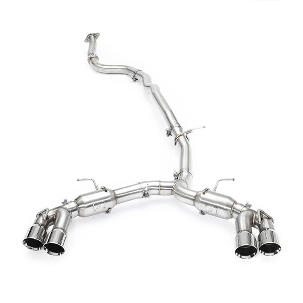 Mishimoto 2016+ Chevrolet Camaro 2.0T Quad Polished Tip Cat-Back Exhaust - MMEXH-CAM4-16QTPP for 2016-2024 Chevrolet Camaro -