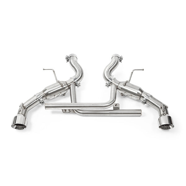 Mishimoto 2016+ Chevrolet Camaro SS Dual-Tip Pro Axle Back Exhaust w/ Polished Tips - MMEXH-CAM8-16ADTPP for 2016-2024 Chevro