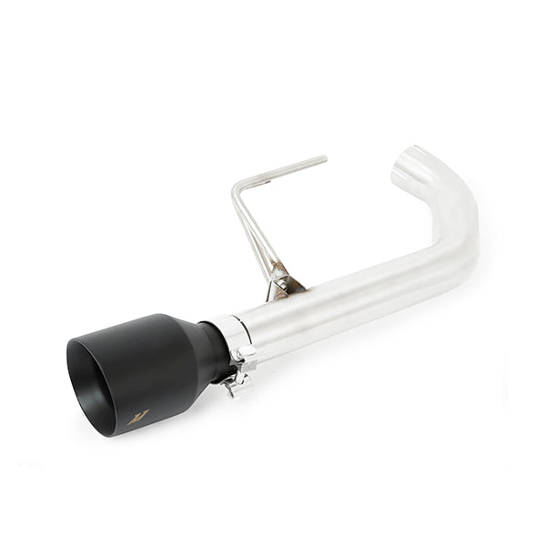 Mishimoto 2015+ Ford Mustang Axleback Exhaust Race w/ Black Tips - MMEXH-MUS8-15ARBK for 2015-2020 Ford Mustang - detail view