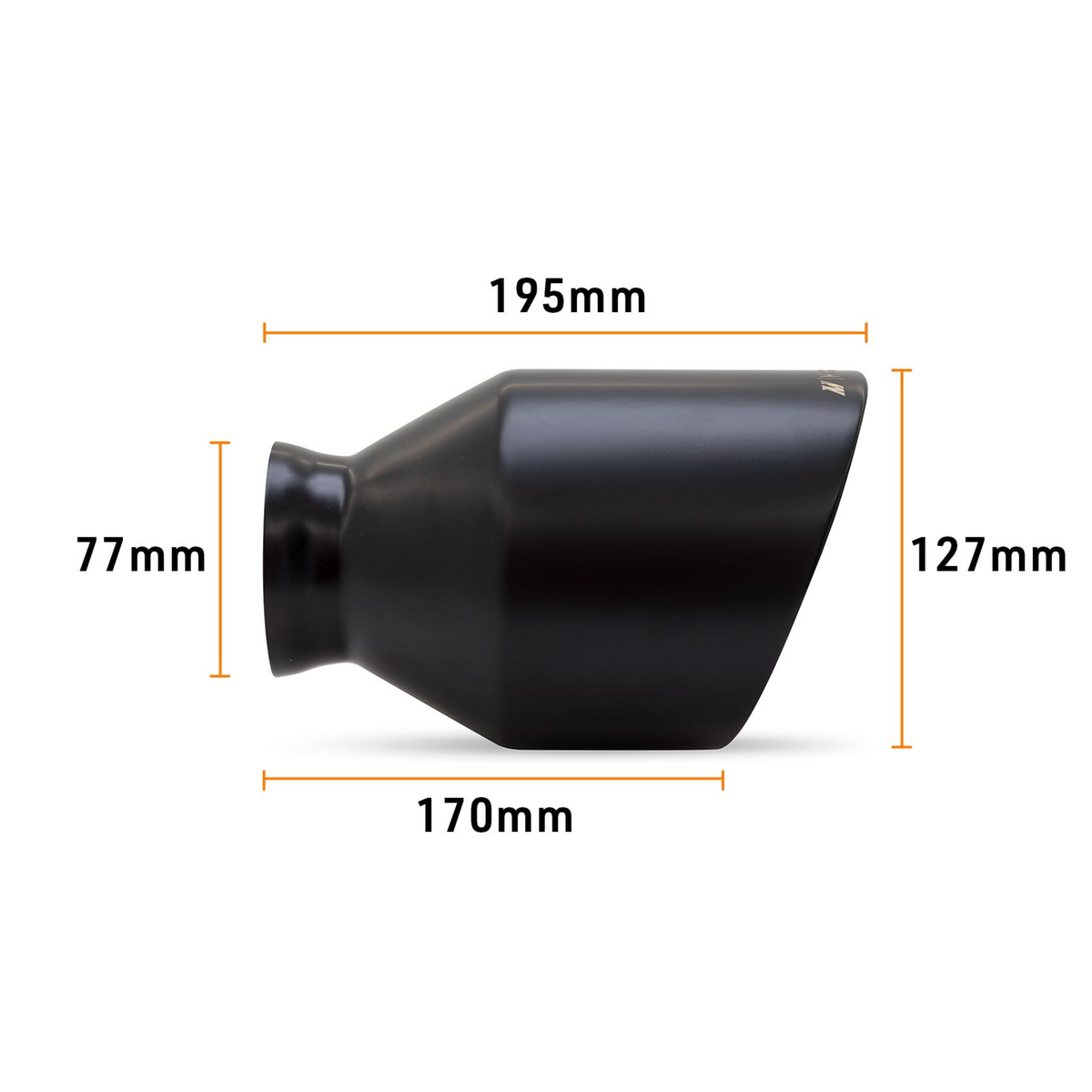 Mishimoto 15-23 Dodge Charger/Challenger Muffler Tip Pair - 5in - Black - MMEXH-TIP-MOPARBK for 2015-2024 Dodge Durango - ins