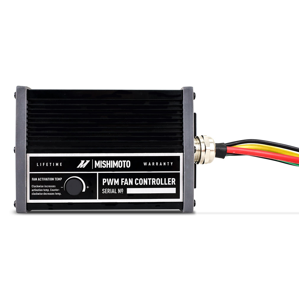 Mishimoto Pulse Width Modulation Fan Controller - Black - MMFAN-PWM-UBK by Mishimoto - angle view
