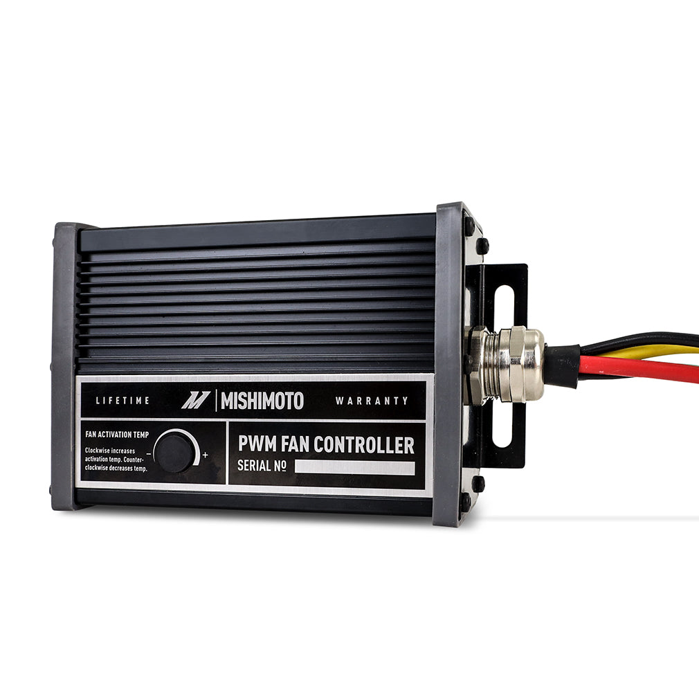 Mishimoto Pulse Width Modulation Fan Controller - Black - MMFAN-PWM-UBK by Mishimoto - installed view