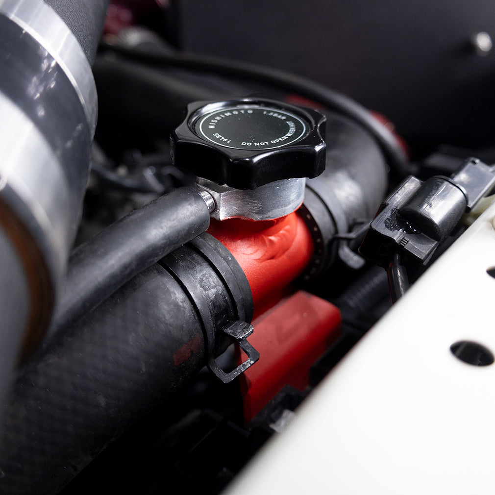Mishimoto 08-15 Mitsubishi Lancer Evo X Coolant Fill Inlet - Black - MMFN-EVO-BK for 2008-2017 Mitsubishi Lancer - alternate 