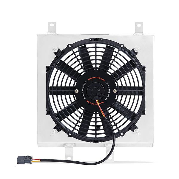 Mishimoto 22x18x3.5 Dual Pass Race Radiator Aluminum Fan Shroud Kit - MMFS-DBP-26