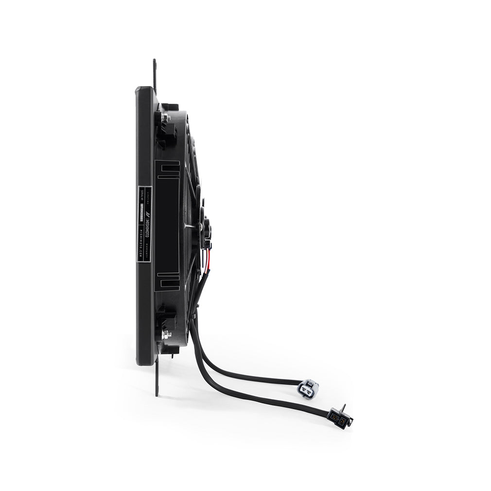 Mishimoto 90-97 Mazda Miata Aluminum Fan Shroud Kit - Black - MMFS-MIA-90BK for 1990-1997 Mazda Miata - detail view