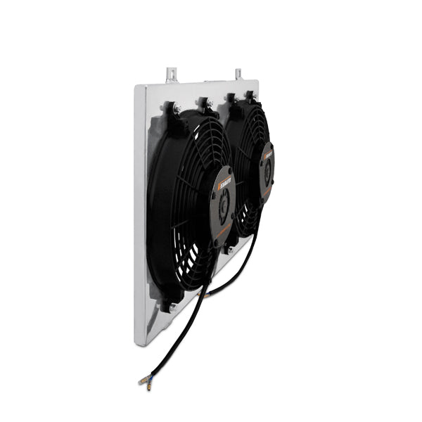 Mishimoto 93-95 Mazda RX7 w/ LS Engine Swap Aluminum Fan Shroud Kit - MMFS-RX-LS for 1993-1995 Mazda RX 7 - angle view