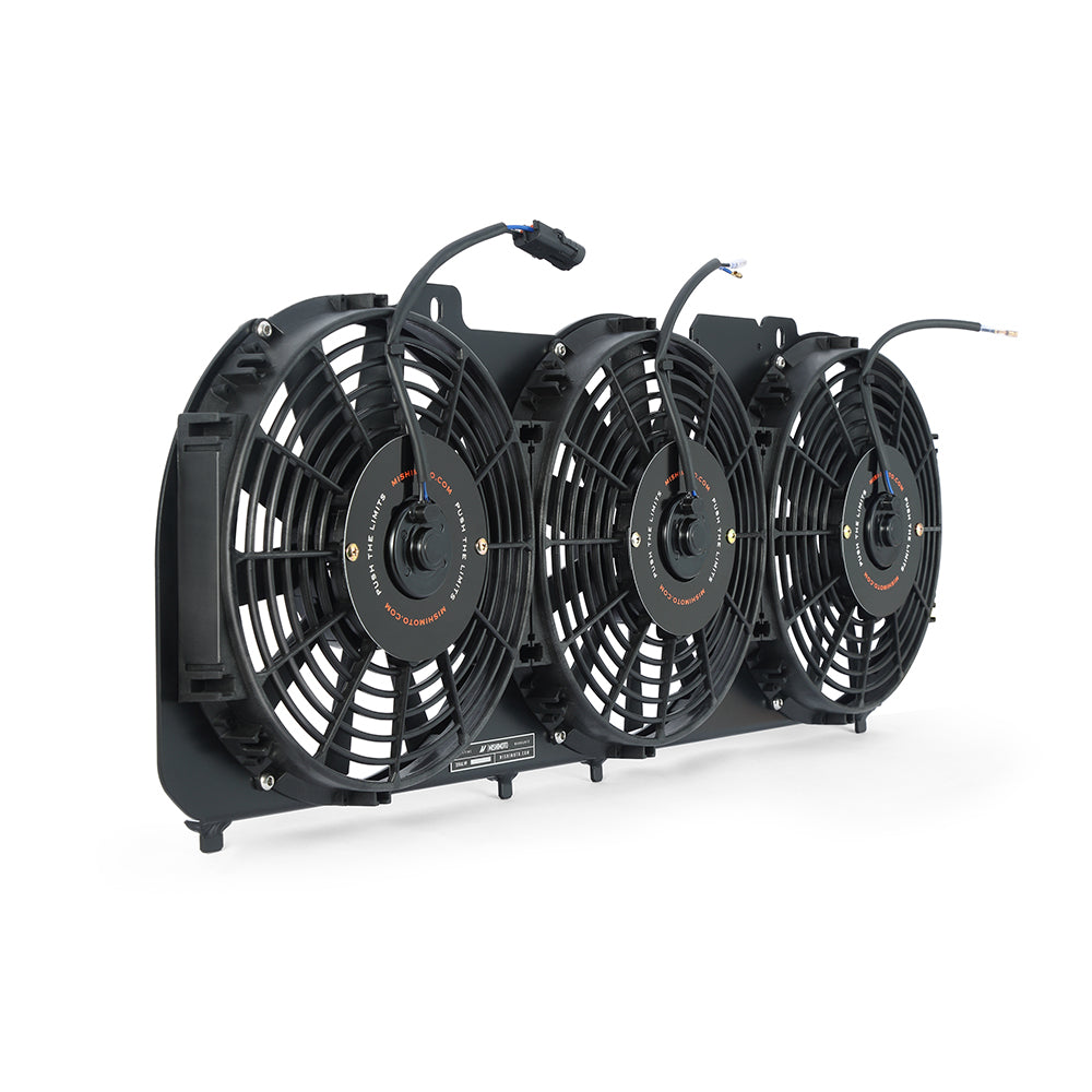 Mishimoto 89-01 Jeep Cherokee XJ 4.0L Performance Aluminum Fan Shroud w/o Controller - Black - MMFS-XJ-89BK for 1984-2001 Jee