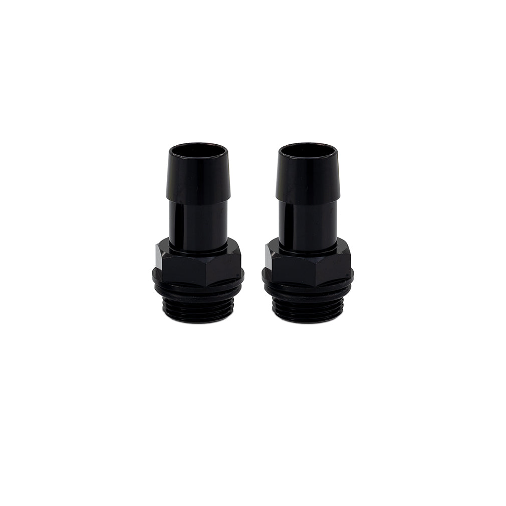 Mishimoto 2pcs. M20x1.5 5/8in Aluminum Catch Can Fittings - Black - MMFT-M20-58BK by Mishimoto - detail view
