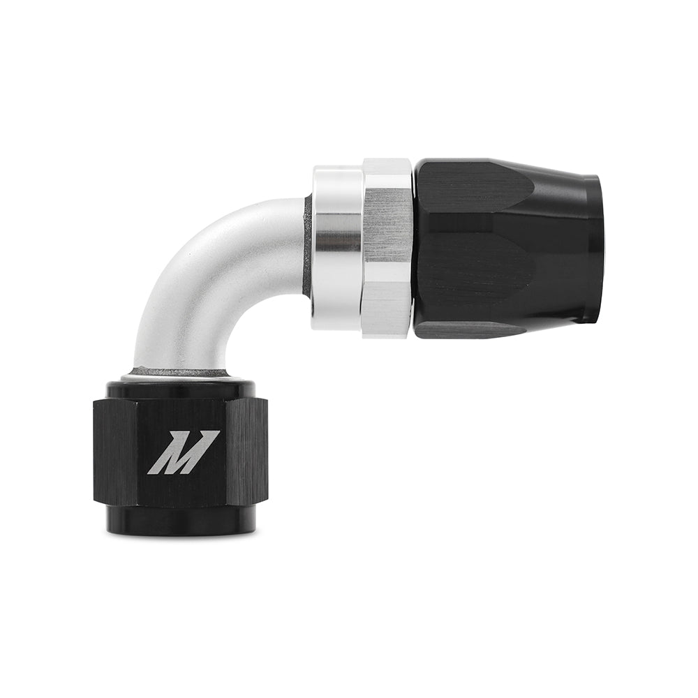 Aluminum -6AN 90 Degree Fitting - Black - MMFT-SW-06-90