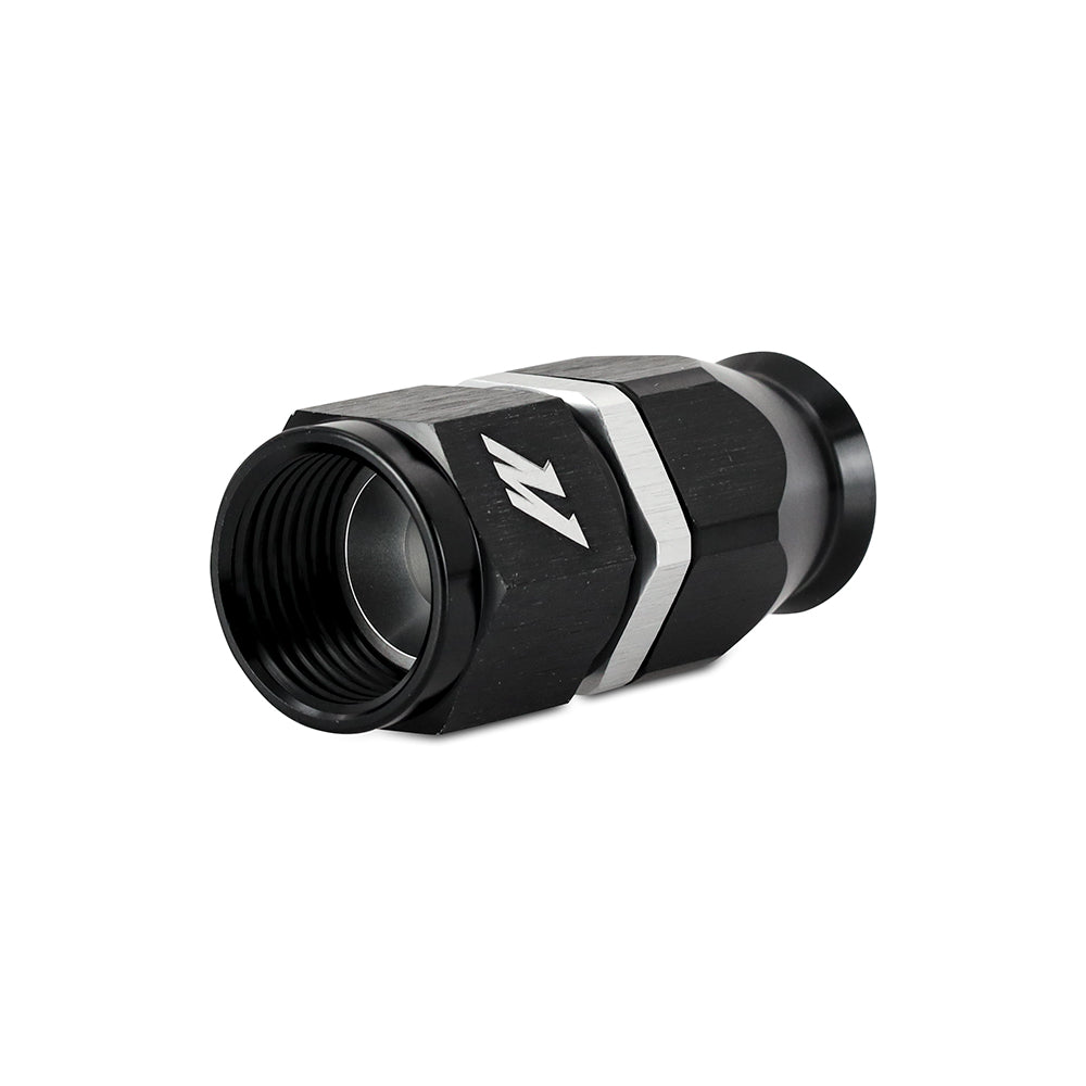 Mishimoto Aluminum PTFE -8AN Straight Fitting Black - MMFT-SW-08P-ST by Mishimoto - angle view