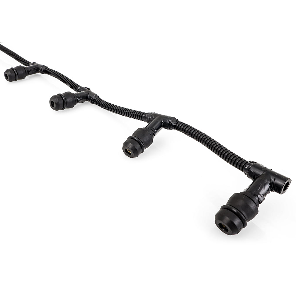 Mishimoto 2005-2007 Ford 6.0L Powerstroke Glow Plug Harness - MMGH-F2D-04 for 2004-2007 Ford F 250 - angle view