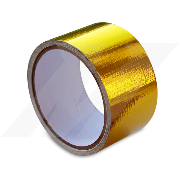 Mishimoto 2 Inch X 15 Feet Heat Defensive Reflective Tape - MMGRT-215 by Mishimoto - angle view