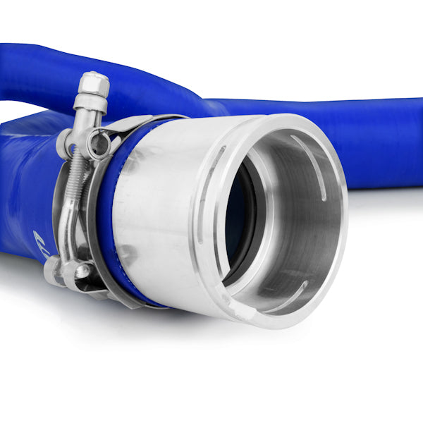 Mishimoto 06-10 Chevy Duramax 6.6L 2500 Blue Silicone Hose Kit - MMHOSE-CHV-06DBL for 2016-2020 Chevrolet Camaro - installed 