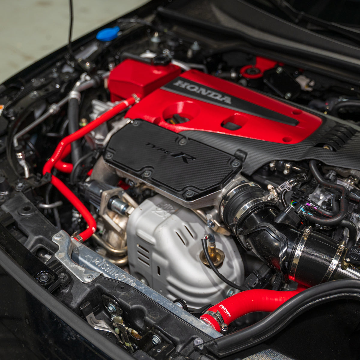 Mishimoto 2023+ Honda Civic Type-R Silicone Coolant Hose Kit - Red - MMHOSE-CTR-23RD for 2023-2025 Honda Civic Type R - alter