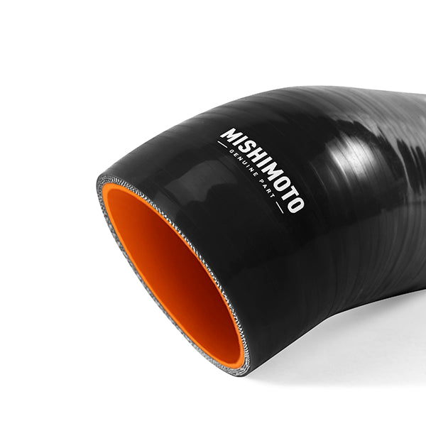 Mishimoto BMW E90/E92 w/ N52 Engine Black Silicone Intake Boot - MMHOSE-E90-06IHBK for 2006-2013 BMW 3 Series - detail view
