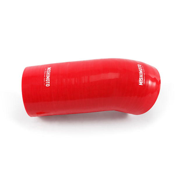 Mishimoto BMW E90/E92 w/ N52 Engine Red Silicone Intake Boot - MMHOSE-E90-06IHRD for 2006-2013 BMW 3 Series - installed view