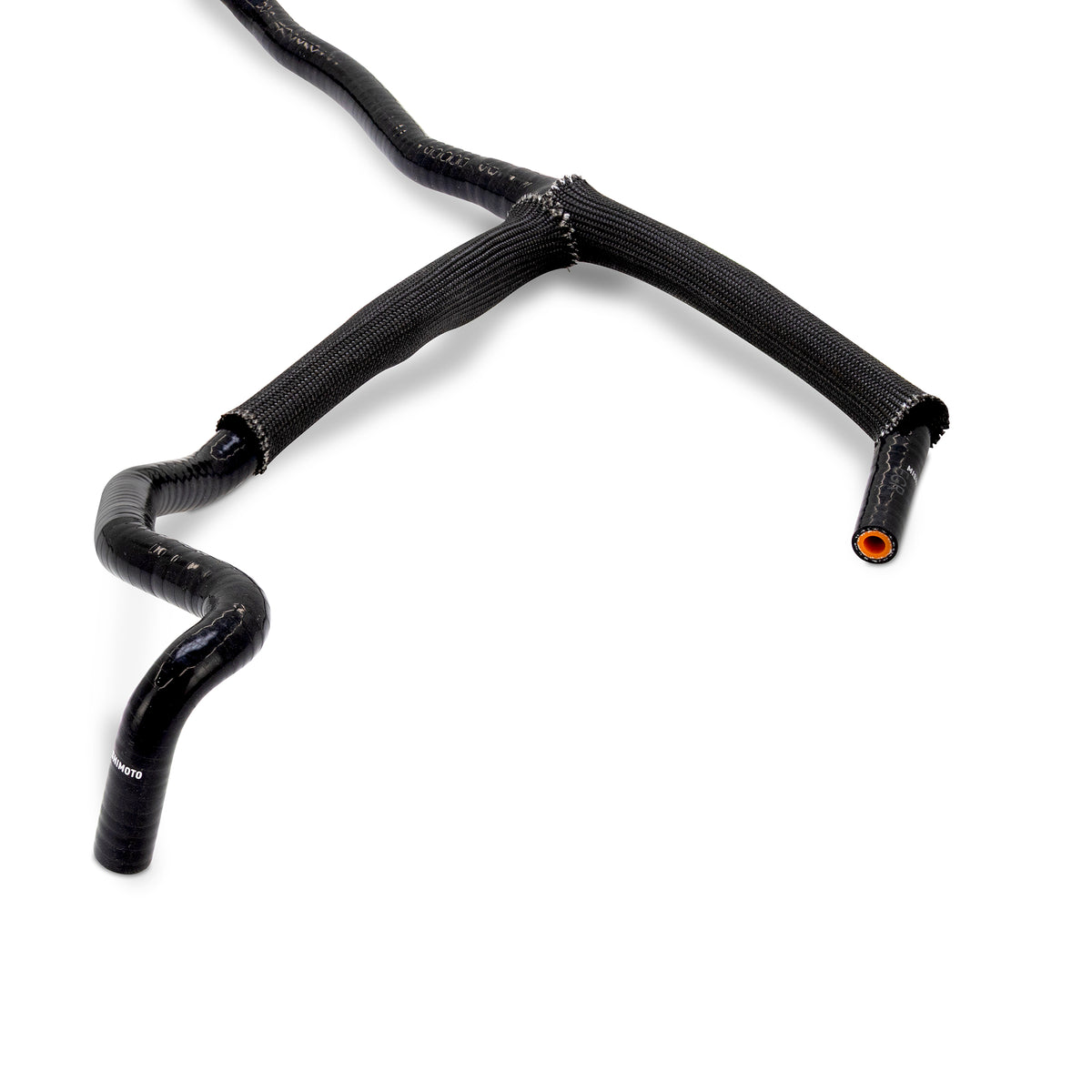Mishimoto 15-16 Ford 6.7L Powerstroke Coolant Overflow Hose - MMHOSE-F2D-15OV for 2015-2016 Ford F 250 - angle view