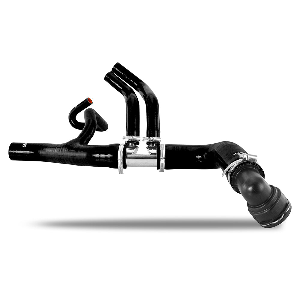 Mishimoto 17-19 Ford Raptor 3.5L EcoBoost Black Silicone Coolant Hose Kit - MMHOSE-F35T-17BK for 2017-2019 Ford F 150 - angle