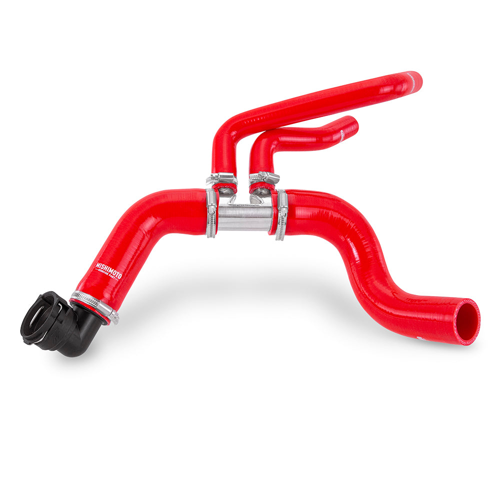 Mishimoto 11-14 Ford F-150 5.0L V8 Radiator Hose Kit - Red - MMHOSE-F50-11RD for 2011-2014 Ford F 150 - installed view