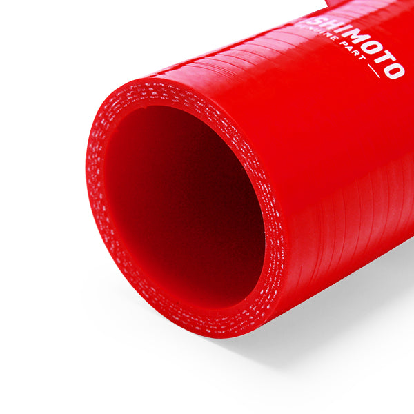 Mishimoto 04-08 Ford F-150 V8 Red Silicone Radiator Hose Kit - MMHOSE-FV8-04RD for 2004-2008 Ford F 150 - installed view