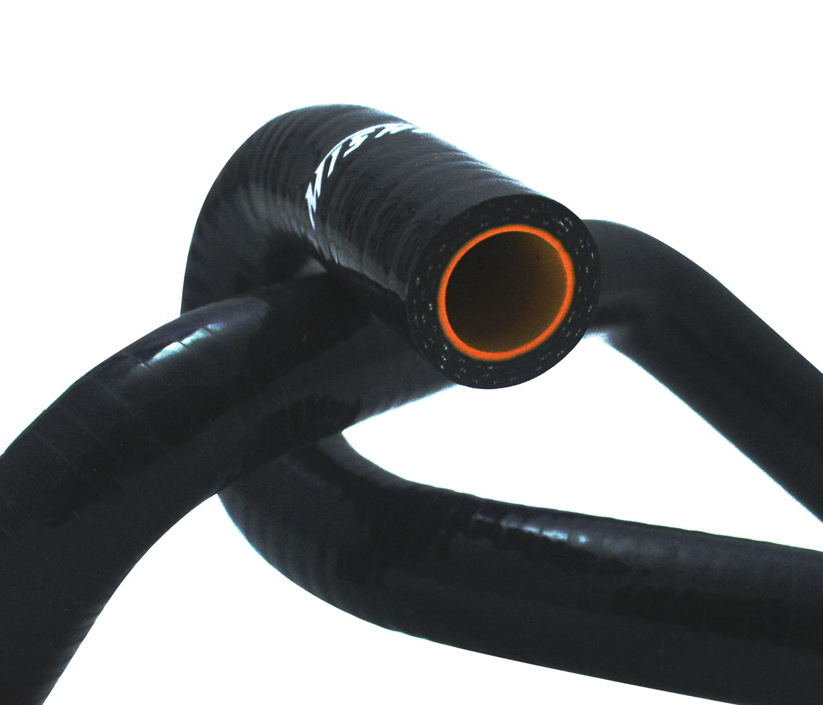 Mishimoto 94-97 Mazda Miata Black Silicone Heater Hose Kit - MMHOSE-MIA-94HHBK for 1994-2005 Mazda Miata - angle view