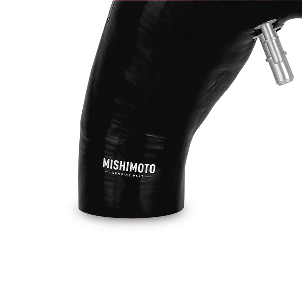 Mishimoto 15+ Ford Mustang GT Silicone Silicone Hose - Black - MMHOSE-MUS8-15IHBK for 2015-2023 Ford Mustang - detail view
