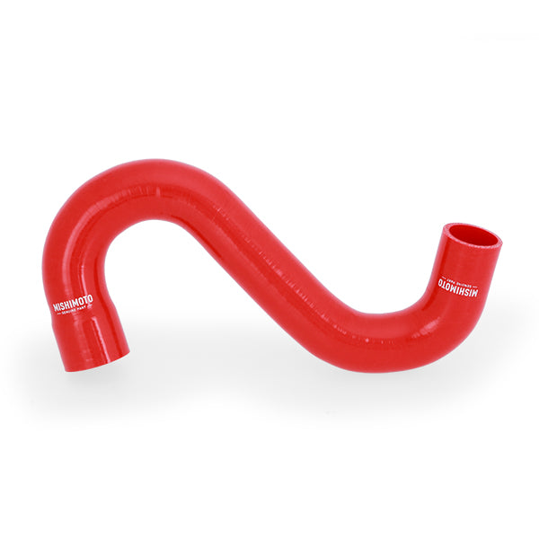 Mishimoto 2015+ Ford Mustang GT Silicone Lower Radiator Hose - Red - MMHOSE-MUS8-15LRD for 2015-2023 Ford Mustang - close-up