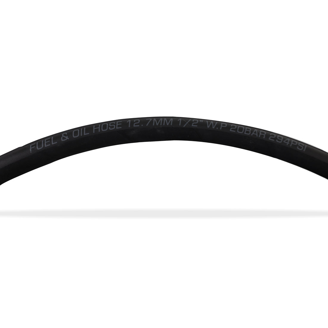 Mishimoto Push Lock Hose, Black, -8AN, 240in Length - MMHOSE-PL-08-240 by Mishimoto - angle view