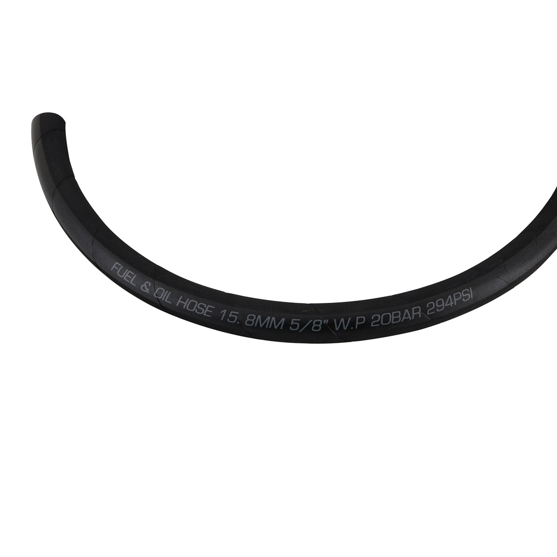 Mishimoto Push Lock Hose, Black, -10AN, 240in Length - MMHOSE-PL-10-240 by Mishimoto - angle view