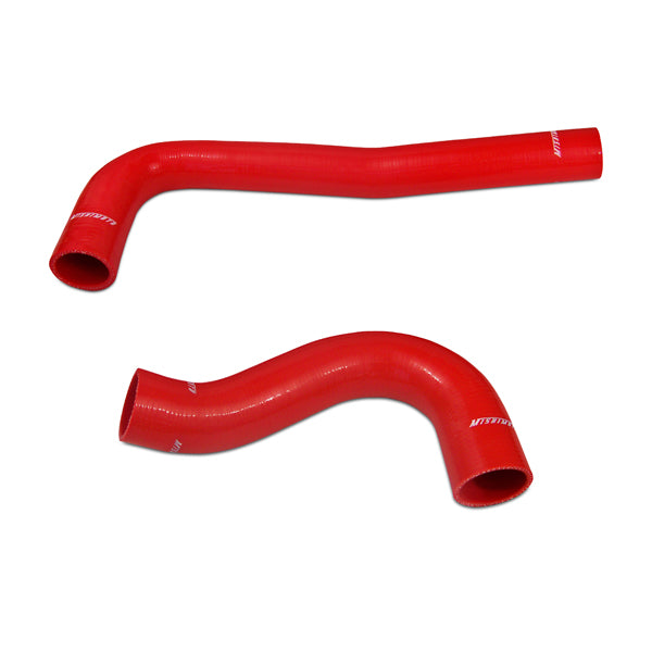 Mishimoto 03-10 Dodge Cummins 5.9L Red Diesel Hose Kit - MMHOSE-RAM-03DRD for 2003-2010 Dodge Ram 2500 - angle view