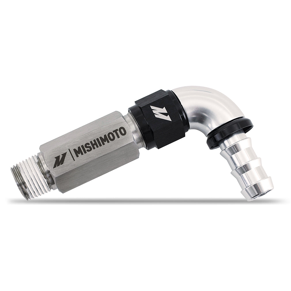 Mishimoto 2007.5+ Ram 6.7L Cummins Top Heater Hose Upgrade - MMHOSE-RAM-07HU for 2007-2010 Dodge Ram 2500 - angle view