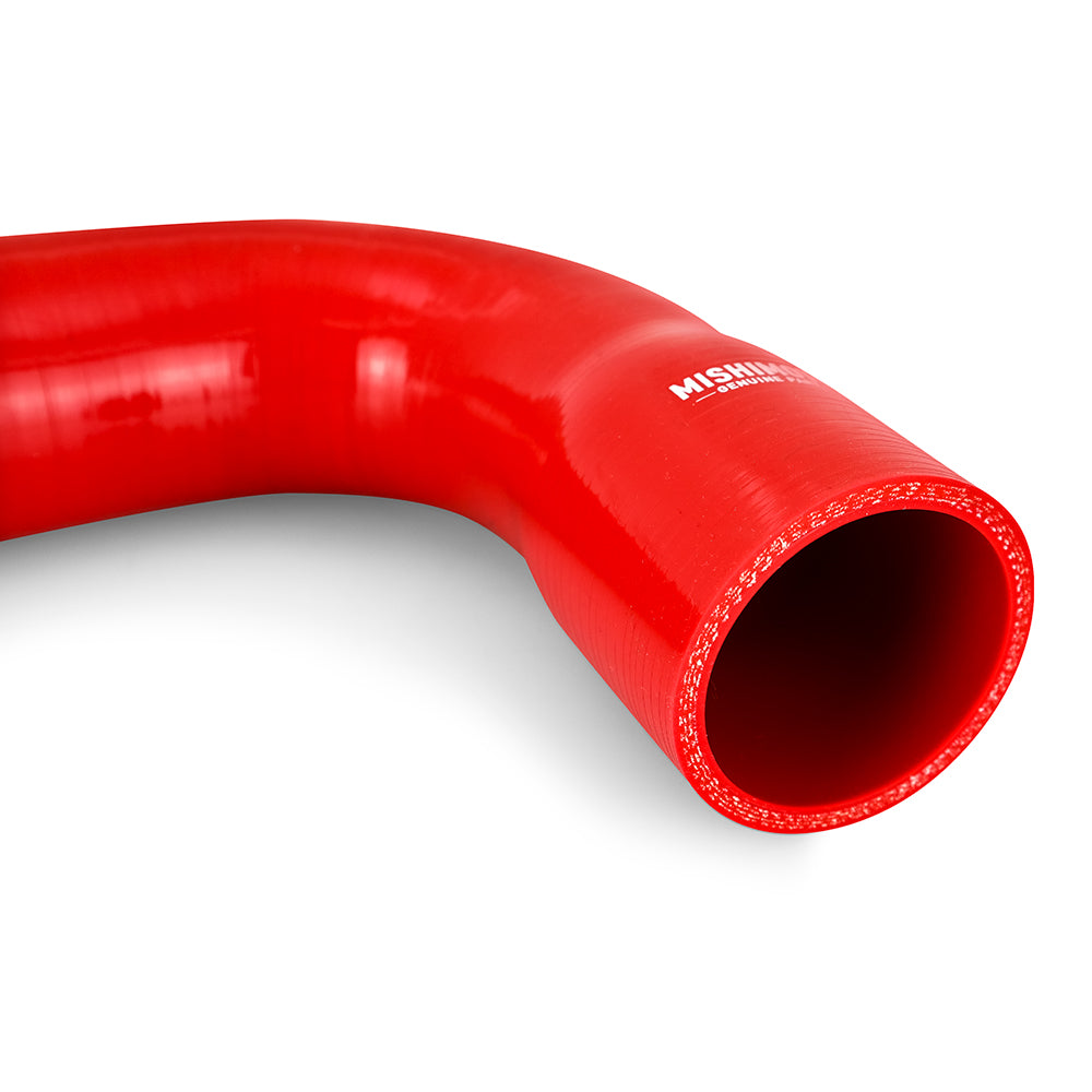 Mishimoto 1991-1993 Dodge 5.9L Cummins Silicone Coolant Hose Kit Red - MMHOSE-RAM-91RD for 1991-1993 Dodge D250 - angle view