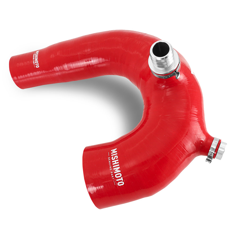 Mishimoto 2016+ Polaris RZR XP Turbo Silicone Intake J-Tube - Red - MMHOSE-RZR-16AIRD for 2016-2024 Polaris RZR XP - close-up