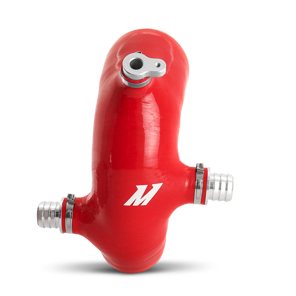 Mishimoto 2016+ Polaris RZR XP Turbo Silicone Intake J-Tube - Red - MMHOSE-RZR-16AIRD for 2016-2024 Polaris RZR XP - installe