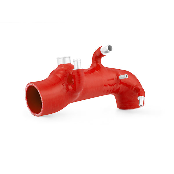 Mishimoto 01-07 Subaru WRX / WRX STI Red Silicone Induction Hose - MMHOSE-SUB-IHRD for 2002-2014 Subaru Impreza - detail view