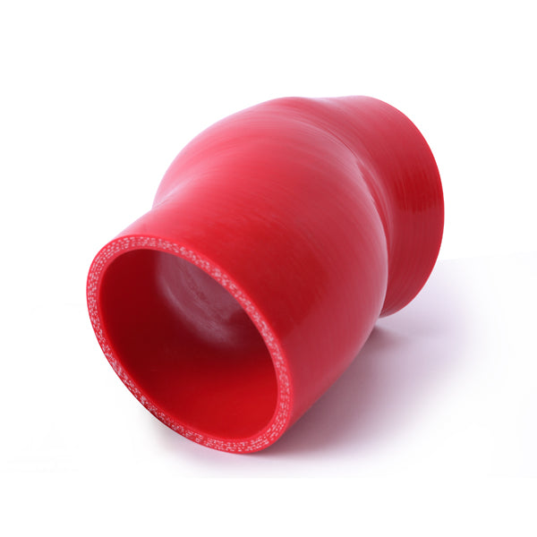 Mishimoto Subaru WRX Red Silicone Throttle Body Hose - MMHOSE-SUB-ITBRD for 2008-2014 Subaru Impreza - detail view